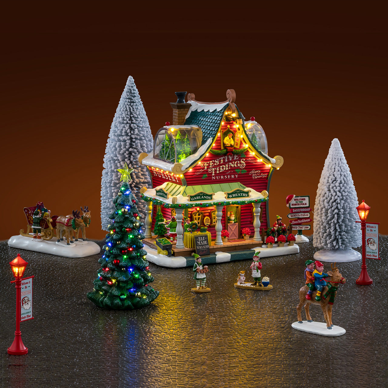 LEMAX Festive Tidings Nursery Set #66708