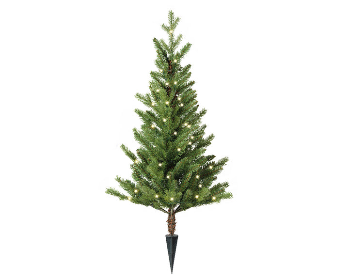 35"(H) x 22"(D) LED Pottable Christmas Tree with Micro Warm White B/O Lights # 681139