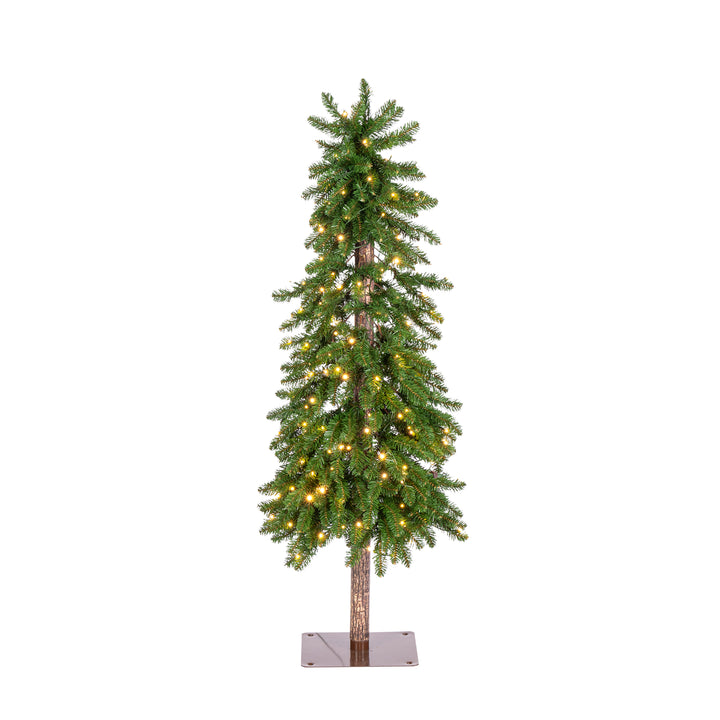 Sterling Stunning 5 Foot Prelit Alpine Tree with Dual Color LED Lights