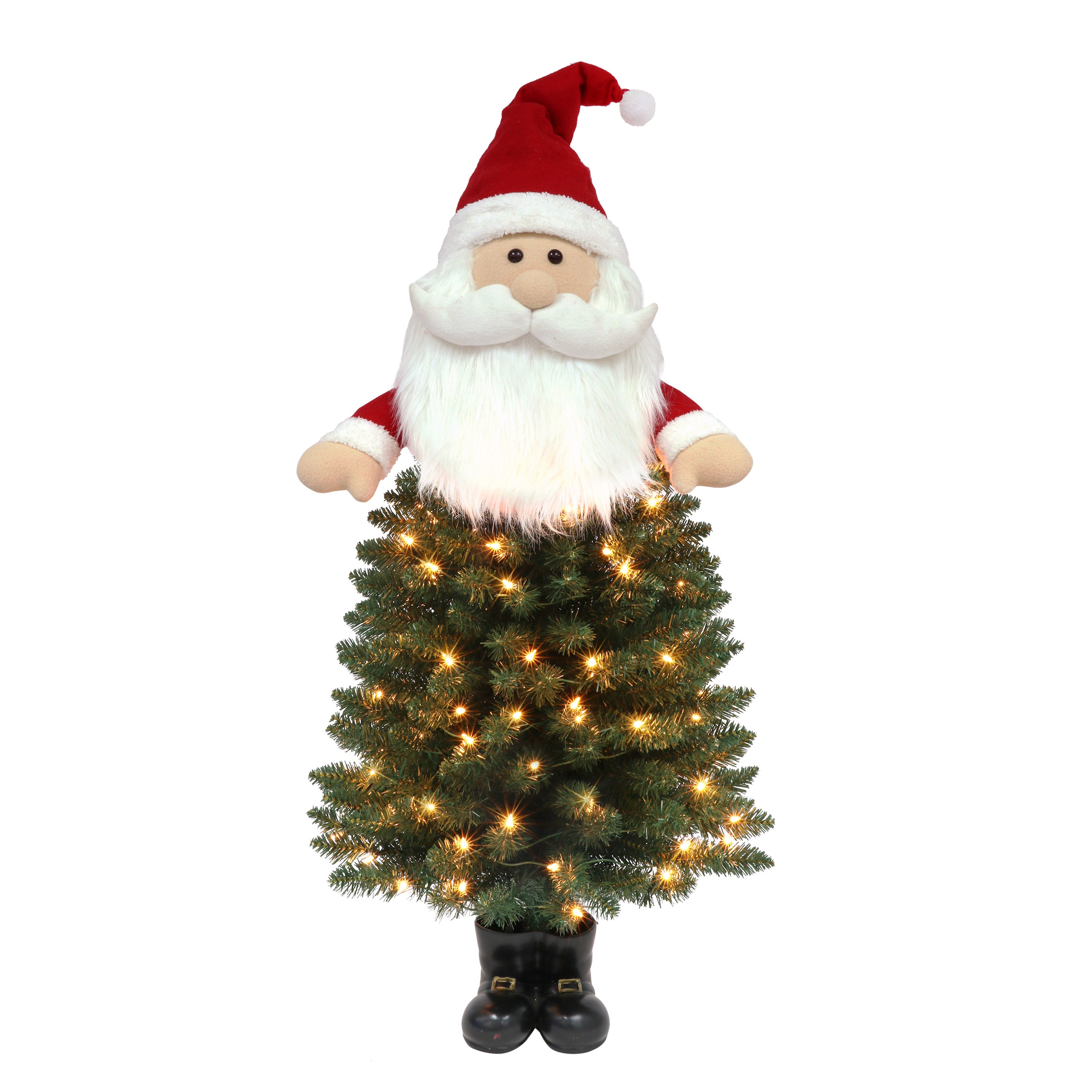 4 ft Pre-Lit Santa Tree 3820A-ST40C1