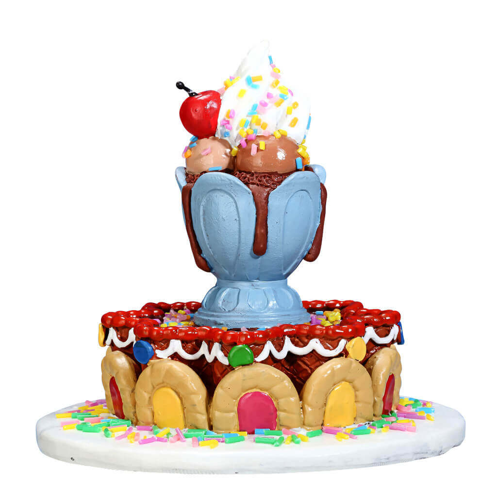 Lemax Sundae Fountain Table Accent #73292