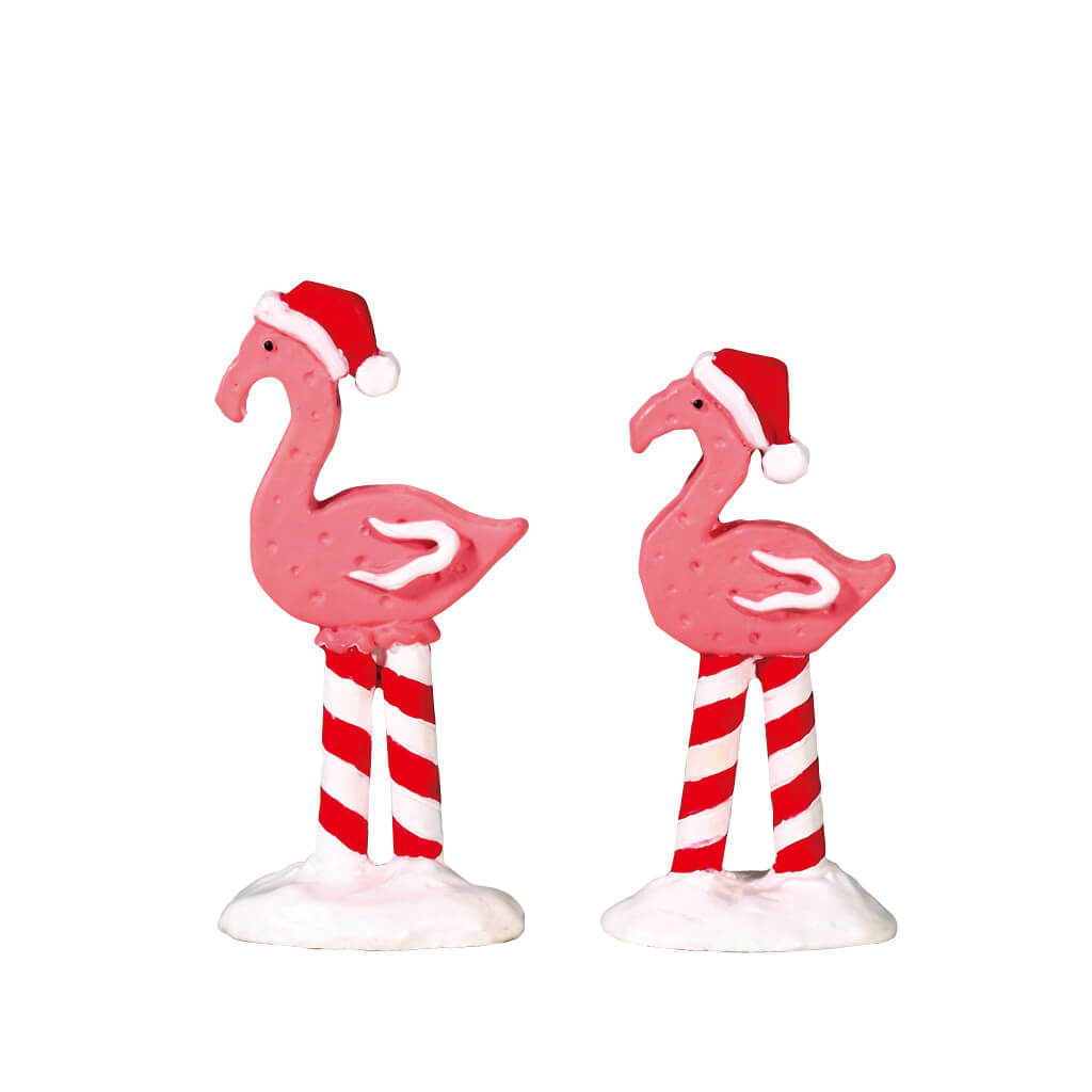 LEMAX Pink Flamingos, set of 2 #74209