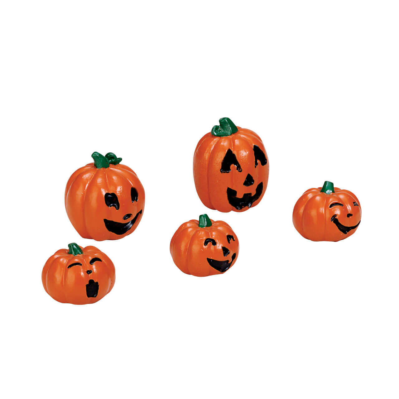 LEMAX Happy Pumpkin Family, set of 5 #74239