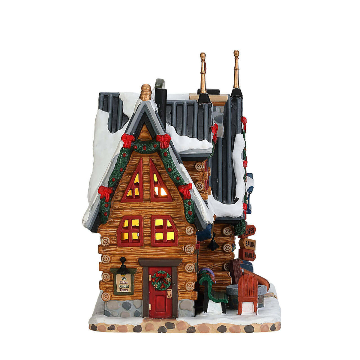 Lemax Apres-Ski Lodge Lighted Building #75201