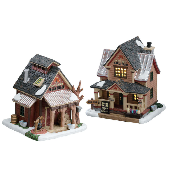 LEMAX Sugartree Maple Farm, Set of 2 #75207