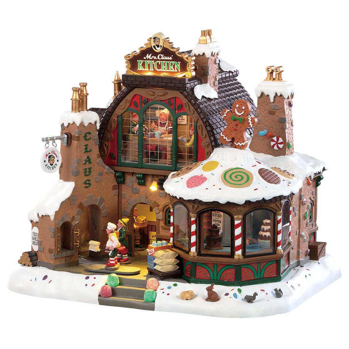 LEMAX Mrs. Claus' Kitchen, with 4.5V Adaptor #85314