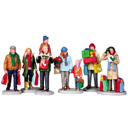 LEMAX Holiday Shoppers, set of 6 #92683