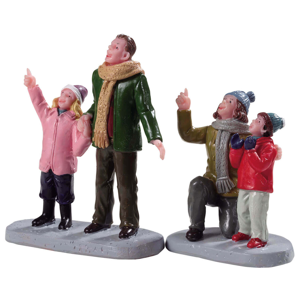 LEMAX People Admiring Fireworks, set of 2 #92770