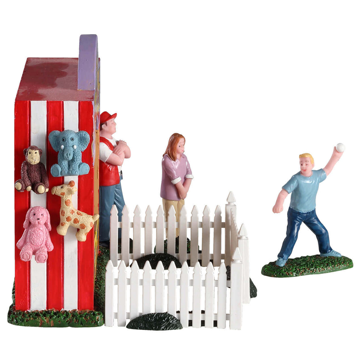 Lemax Tin Can Alley Table Accent Set of 7 #93429