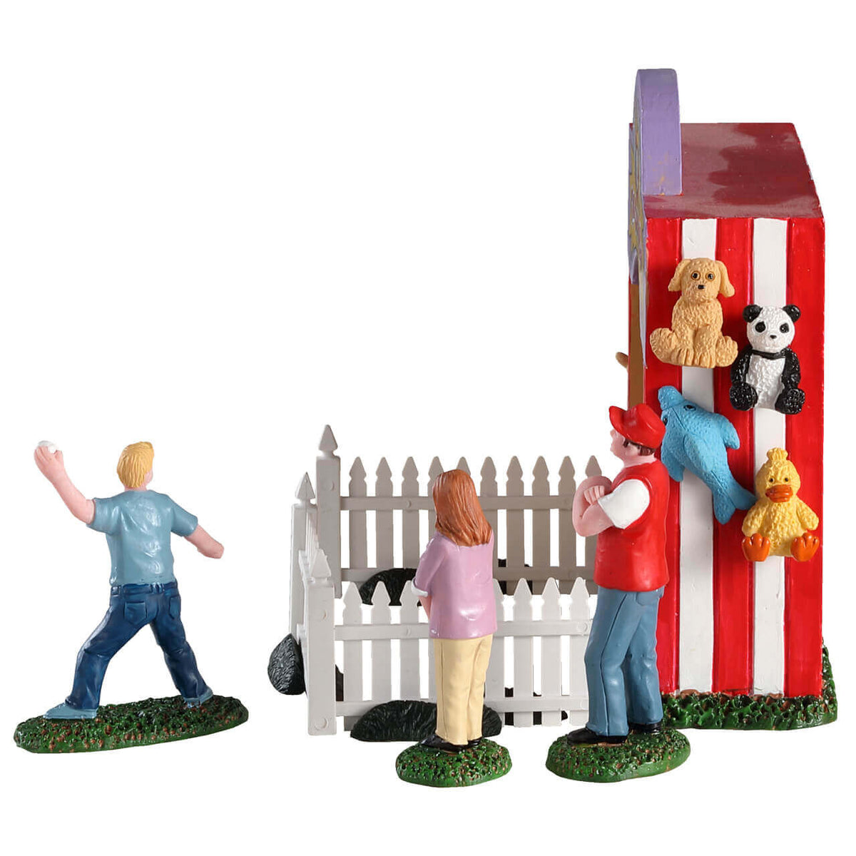Lemax Tin Can Alley Table Accent Set of 7 #93429