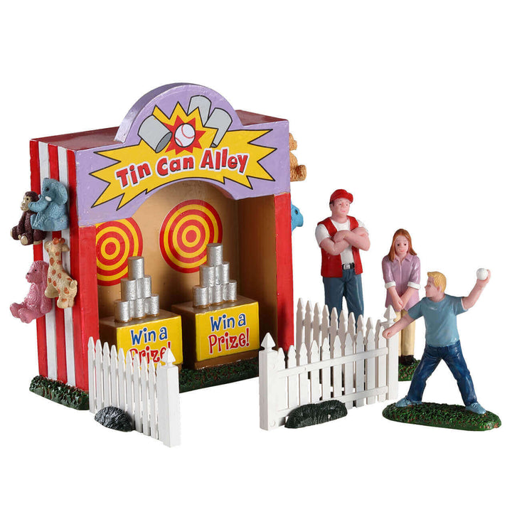 LEMAX Tin Can Alley, set of 7 #93429