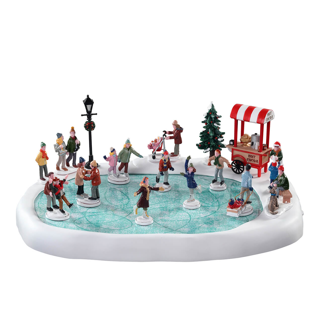 LEMAX Pond Romance 02956 - Figurina Coppia Di Animali In Poliresina Per Presepe Nordico