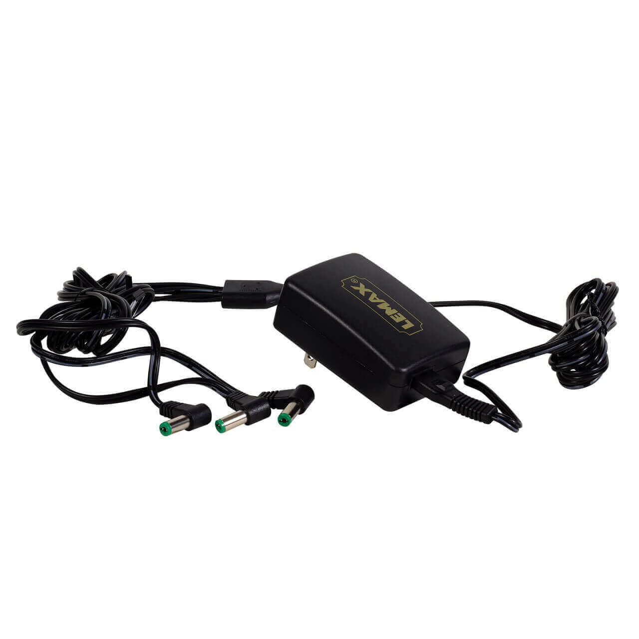 LEMAX Expansion Adaptor, 4.5V, Black, 3-Output, Fixed Plug, Ul/Cul #94566