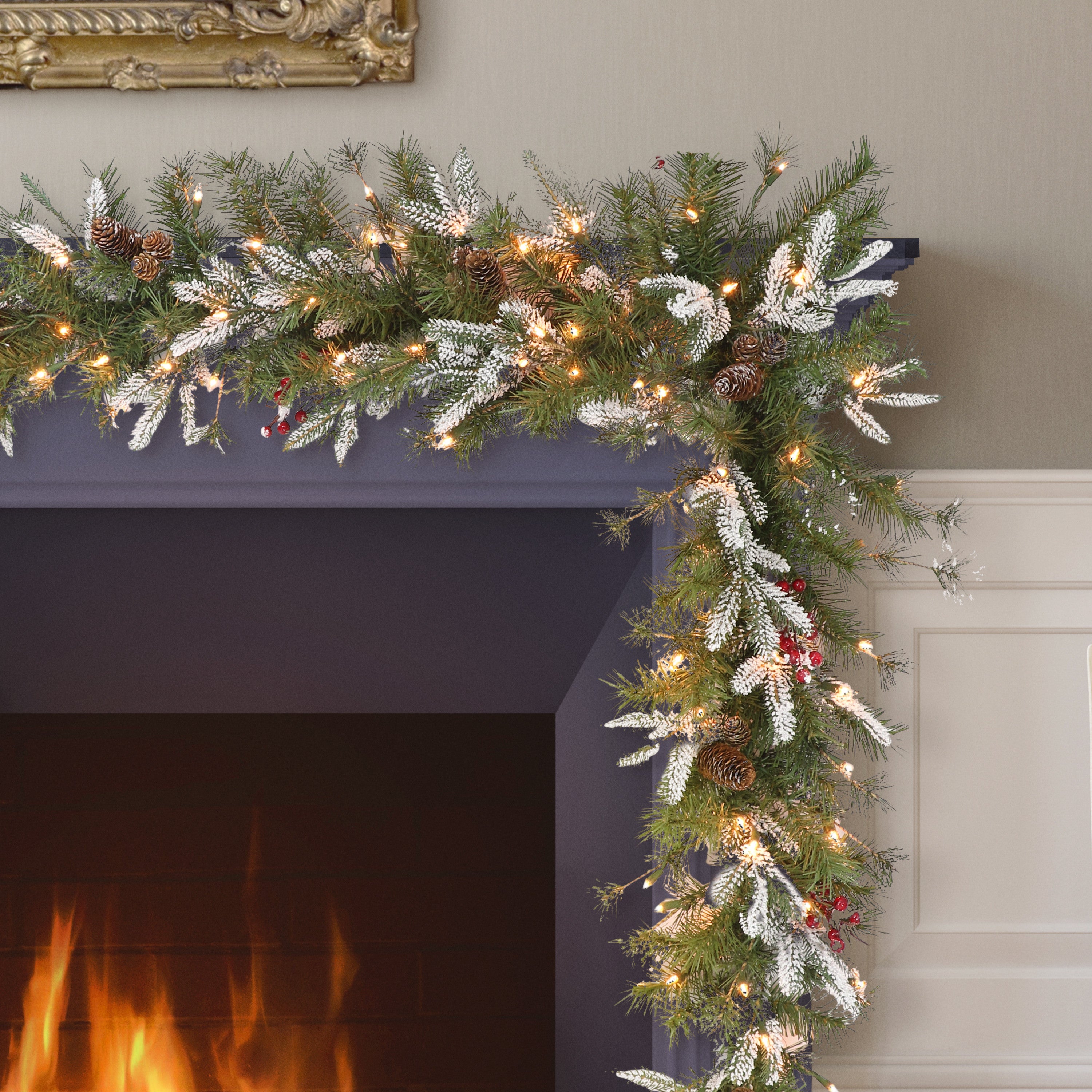 6' PE/PVC Decorated Swag