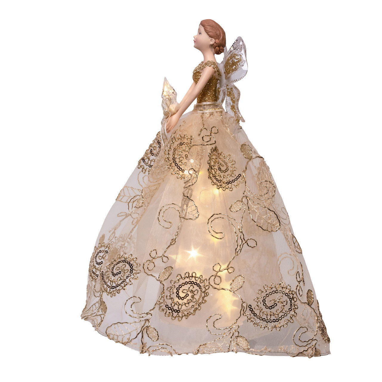 Kurt Adler 12" Prelit Angel With Star Reflect Effect Tree Topper #AD0605;Kurt Adler 12" Prelit Angel With Star Reflect Effect Tree Topper #AD0605;Kurt Adler 12" Prelit Angel With Star Reflect Effect Tree Topper #AD0605;Kurt Adler 12" Prelit Angel With Star Reflect Effect Tree Topper #AD0605;Kurt Adler 12" Prelit Angel With Star Reflect Effect Tree Topper #AD0605