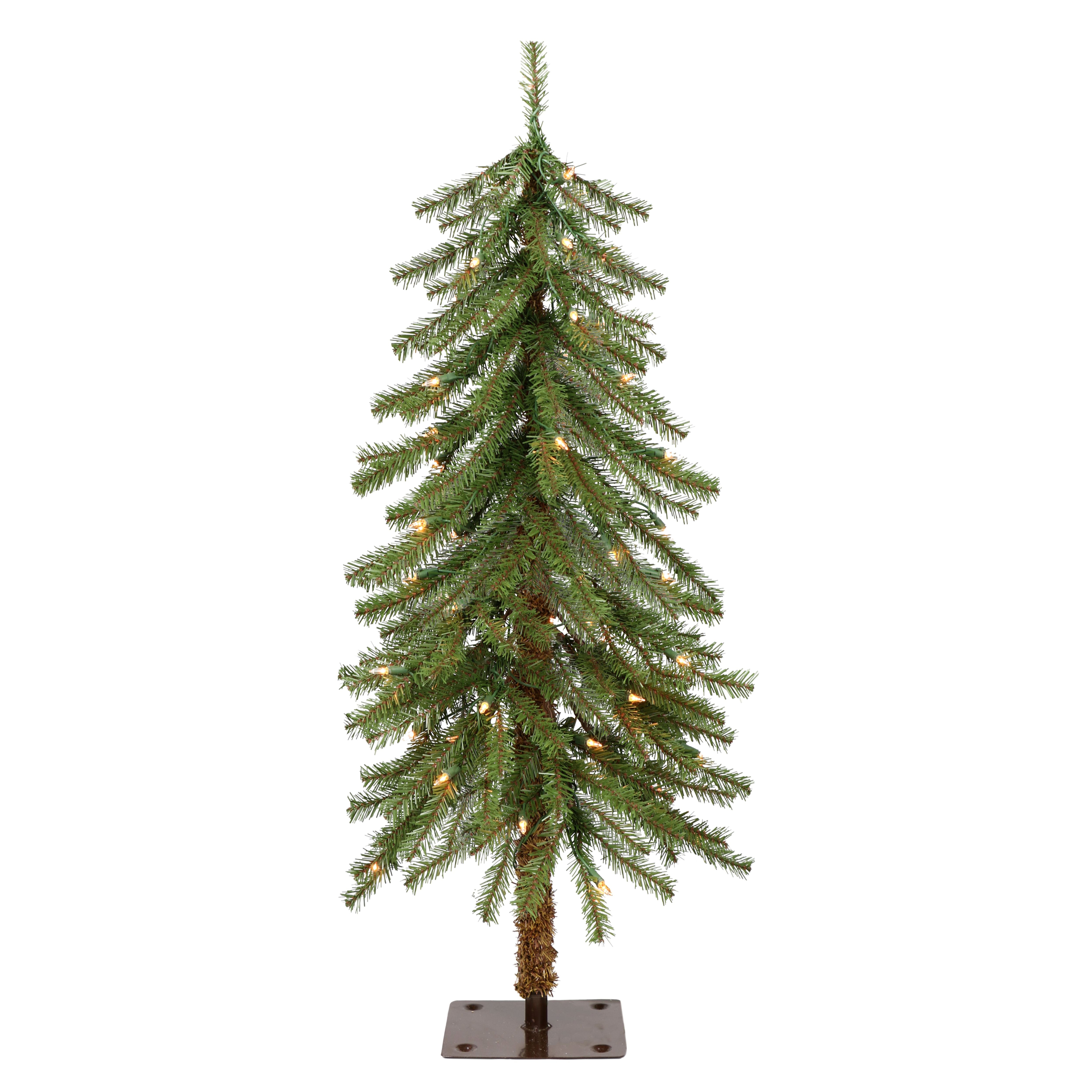 3ft Pre-Lit Alpine Christmas Tree