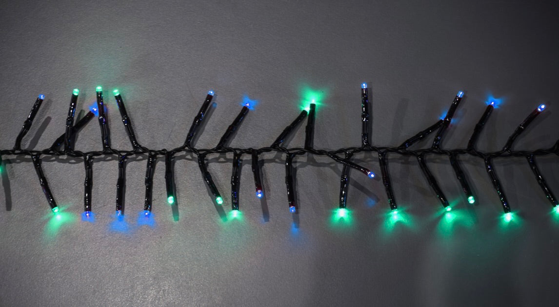 Brite Ideas 25' 760-Light 3mm Cluster String Lights with Remote CL760