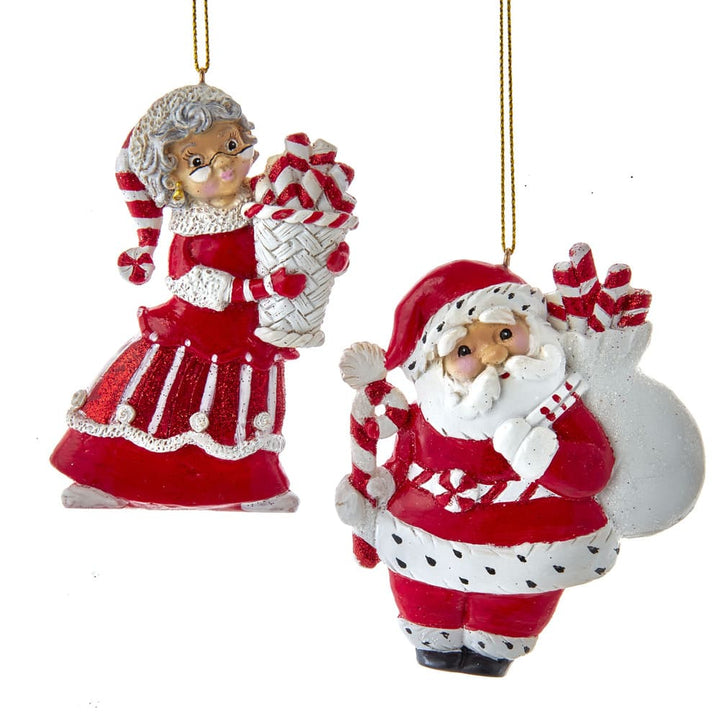 Peppermint Mr & Mrs Santa, 2 Assorted