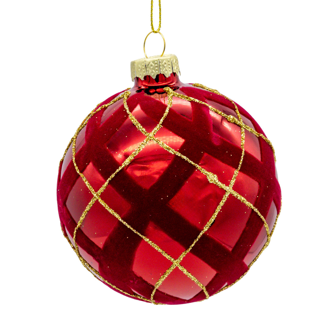 Kurt Adler 80MM Glass Flocked Red With Gold Glittered Design Ball Ornaments, 6-Piece Set #GG1133;Kurt Adler 80MM Glass Flocked Red With Gold Glittered Design Ball Ornaments, 6-Piece Set #GG1133;Kurt Adler 80MM Glass Flocked Red With Gold Glittered Design Ball Ornaments, 6-Piece Set #GG1133;Kurt Adler 80MM Glass Flocked Red With Gold Glittered Design Ball Ornaments, 6-Piece Set #GG1133;Kurt Adler 80MM Glass Flocked Red With Gold Glittered Design Ball Ornaments, 6-Piece Set #GG1133