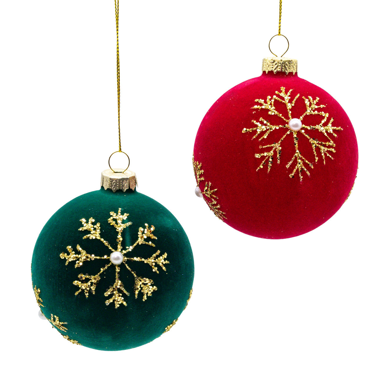 Kurt Adler 80MM Glass Flocked Red & Green With Gold Snowflakes Ball Ornaments, 6-Piece Set #GG1135;Kurt Adler 80MM Glass Flocked Red & Green With Gold Snowflakes Ball Ornaments, 6-Piece Set #GG1135;Kurt Adler 80MM Glass Flocked Red & Green With Gold Snowflakes Ball Ornaments, 6-Piece Set #GG1135;Kurt Adler 80MM Glass Flocked Red & Green With Gold Snowflakes Ball Ornaments, 6-Piece Set #GG1135;Kurt Adler 80MM Glass Flocked Red & Green With Gold Snowflakes Ball Ornaments, 6-Piece Set #GG1135