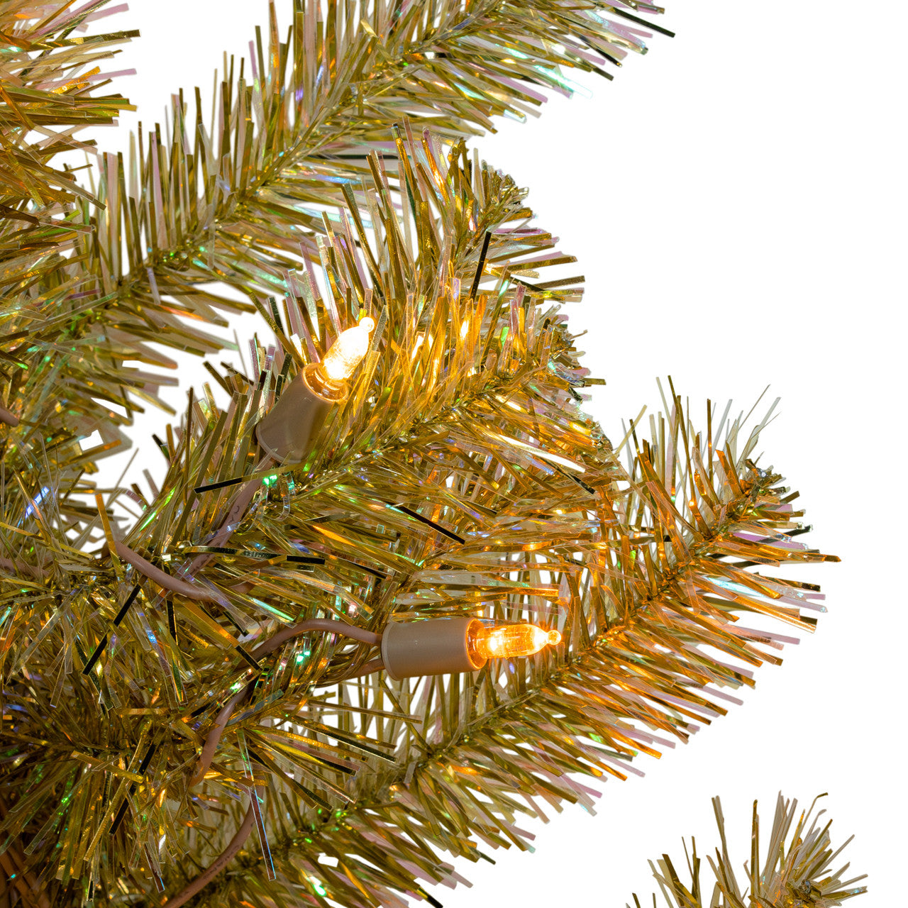Kurt Adler 9'PreLit LED Dual Color Iridescent Gold Garland #GRL0404;Kurt Adler 9'PreLit LED Dual Color Iridescent Gold Garland #GRL0404;Kurt Adler 9'PreLit LED Dual Color Iridescent Gold Garland #GRL0404