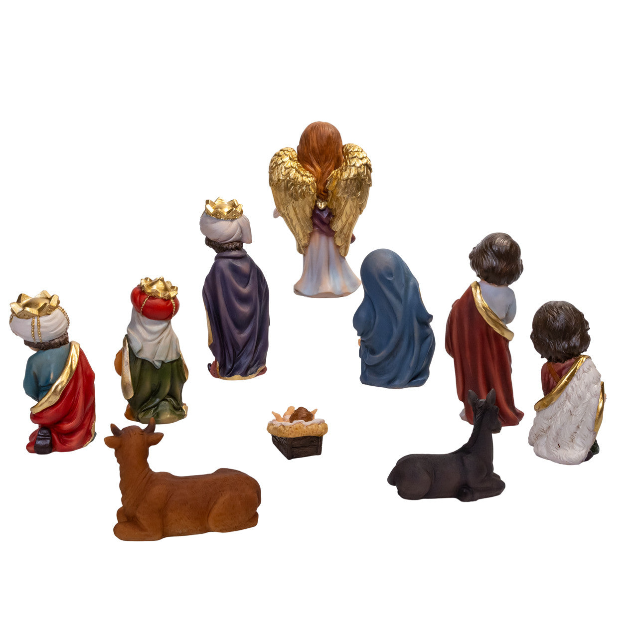 Kurt Adler Nativity Set With Gold Detailing, 11-Pieces #J7880;Kurt Adler Nativity Set With Gold Detailing, 11-Pieces #J7880;Kurt Adler Nativity Set With Gold Detailing, 11-Pieces #J7880;Kurt Adler Nativity Set With Gold Detailing, 11-Pieces #J7880