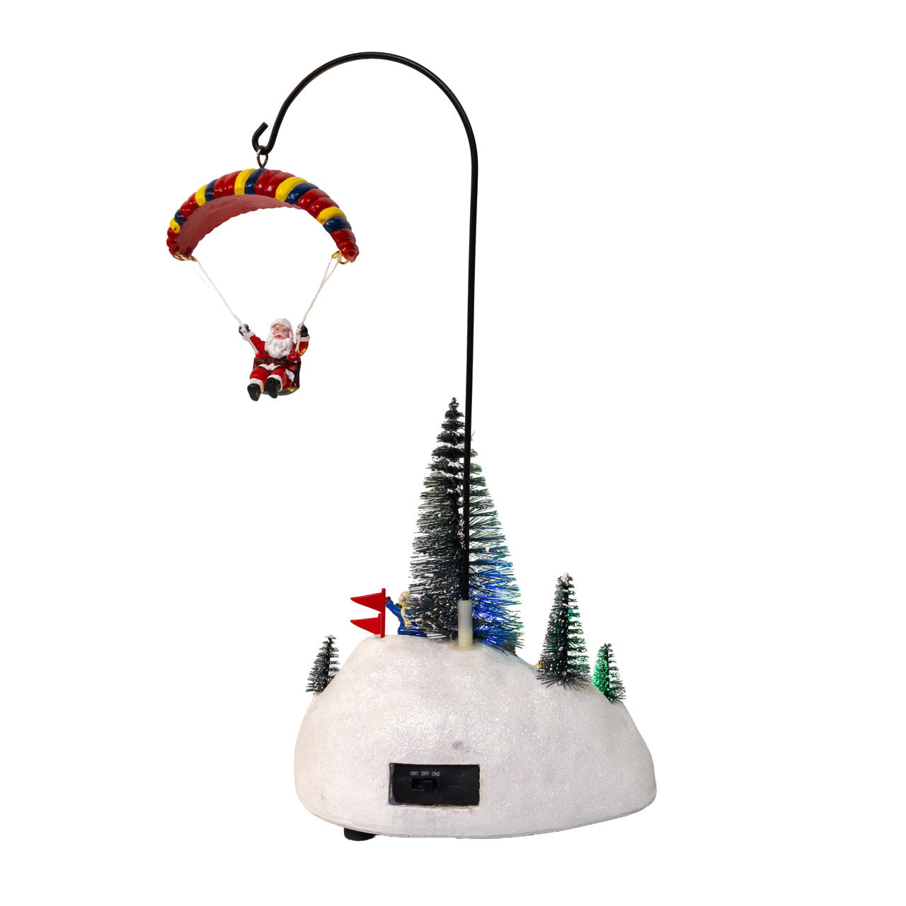 Kurt Adler 13.2" Musical LED Parachute Santa & Skiing Scene Table Piece #JEL1337;Kurt Adler 13.2" Musical LED Parachute Santa & Skiing Scene Table Piece #JEL1337;Kurt Adler 13.2" Musical LED Parachute Santa & Skiing Scene Table Piece #JEL1337;Kurt Adler 13.2" Musical LED Parachute Santa & Skiing Scene Table Piece #JEL1337;Kurt Adler 13.2" Musical LED Parachute Santa & Skiing Scene Table Piece #JEL1337;Kurt Adler 13.2" Musical LED Parachute Santa & Skiing Scene Table Piece #JEL1337