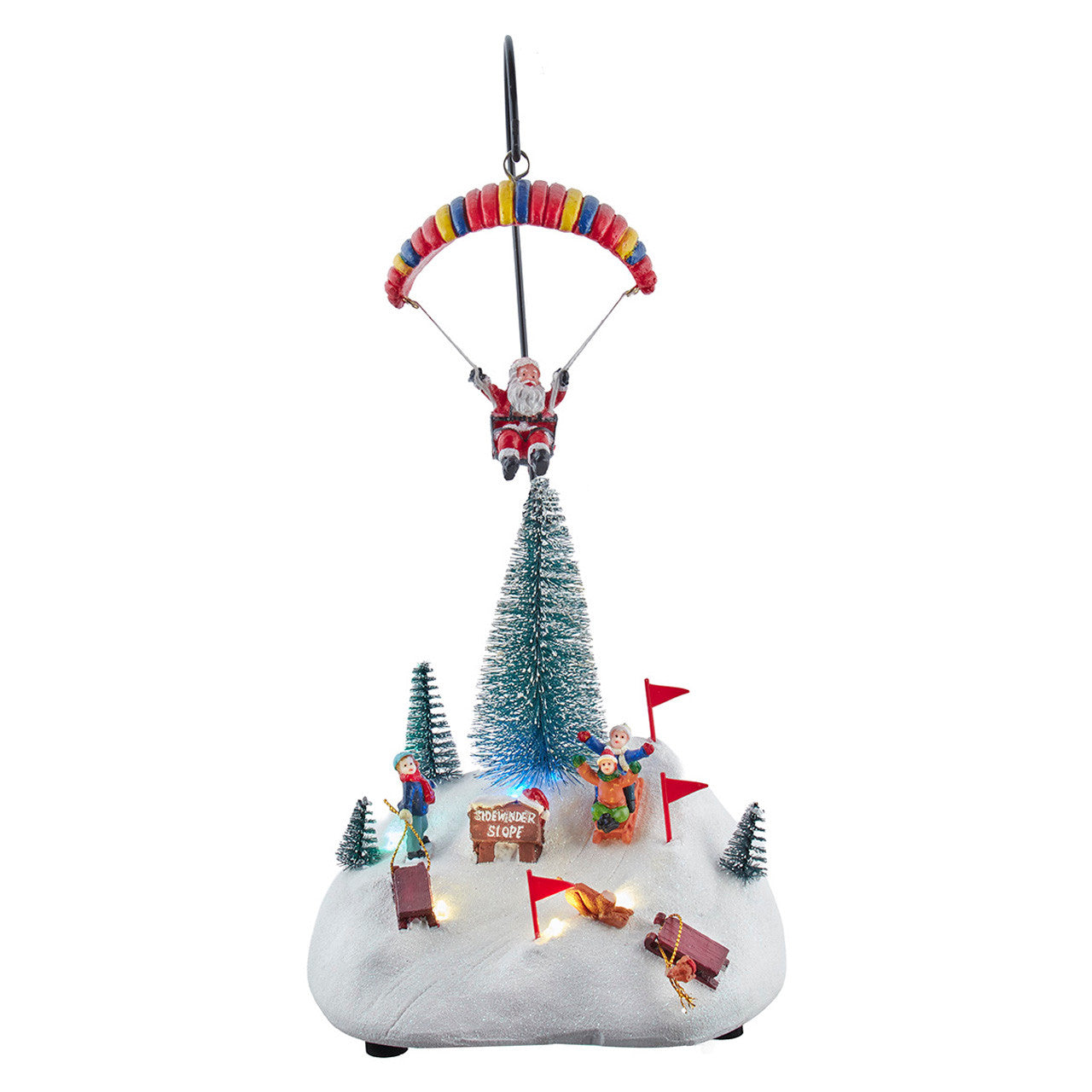 Kurt Adler 13.2" Musical LED Parachute Santa & Skiing Scene Table Piece #JEL1337;Kurt Adler 13.2" Musical LED Parachute Santa & Skiing Scene Table Piece #JEL1337;Kurt Adler 13.2" Musical LED Parachute Santa & Skiing Scene Table Piece #JEL1337;Kurt Adler 13.2" Musical LED Parachute Santa & Skiing Scene Table Piece #JEL1337;Kurt Adler 13.2" Musical LED Parachute Santa & Skiing Scene Table Piece #JEL1337;Kurt Adler 13.2" Musical LED Parachute Santa & Skiing Scene Table Piece #JEL1337