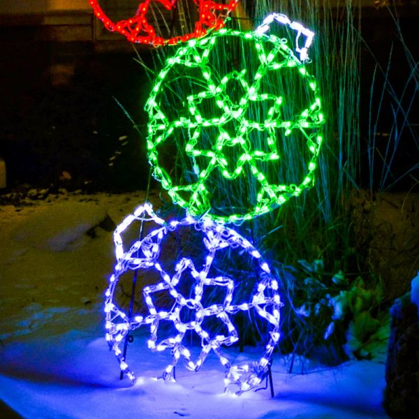 Brite Ideas 26" Snowflake Ornament LED Display ORSF26