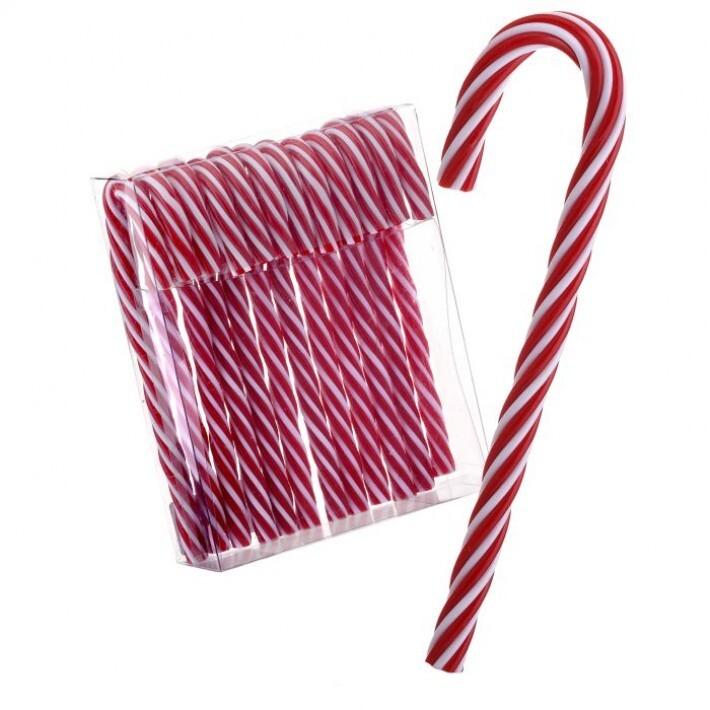 7" Candy Cane Ornament - 12 pack # MTX59589_RDWH