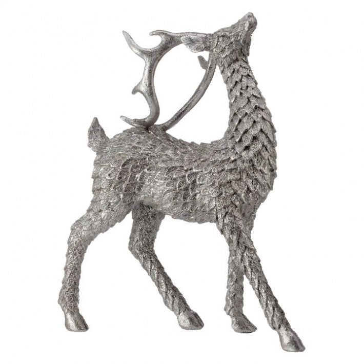 12.5" Silver Standing Elegant Deer # MTX70135_SILV