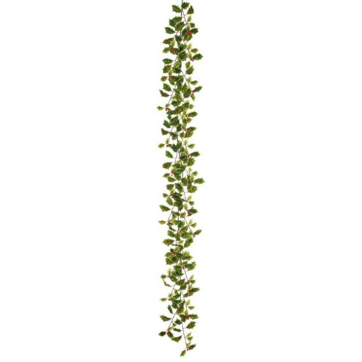 60" Mini Holly Garland # MTX74460_VAR