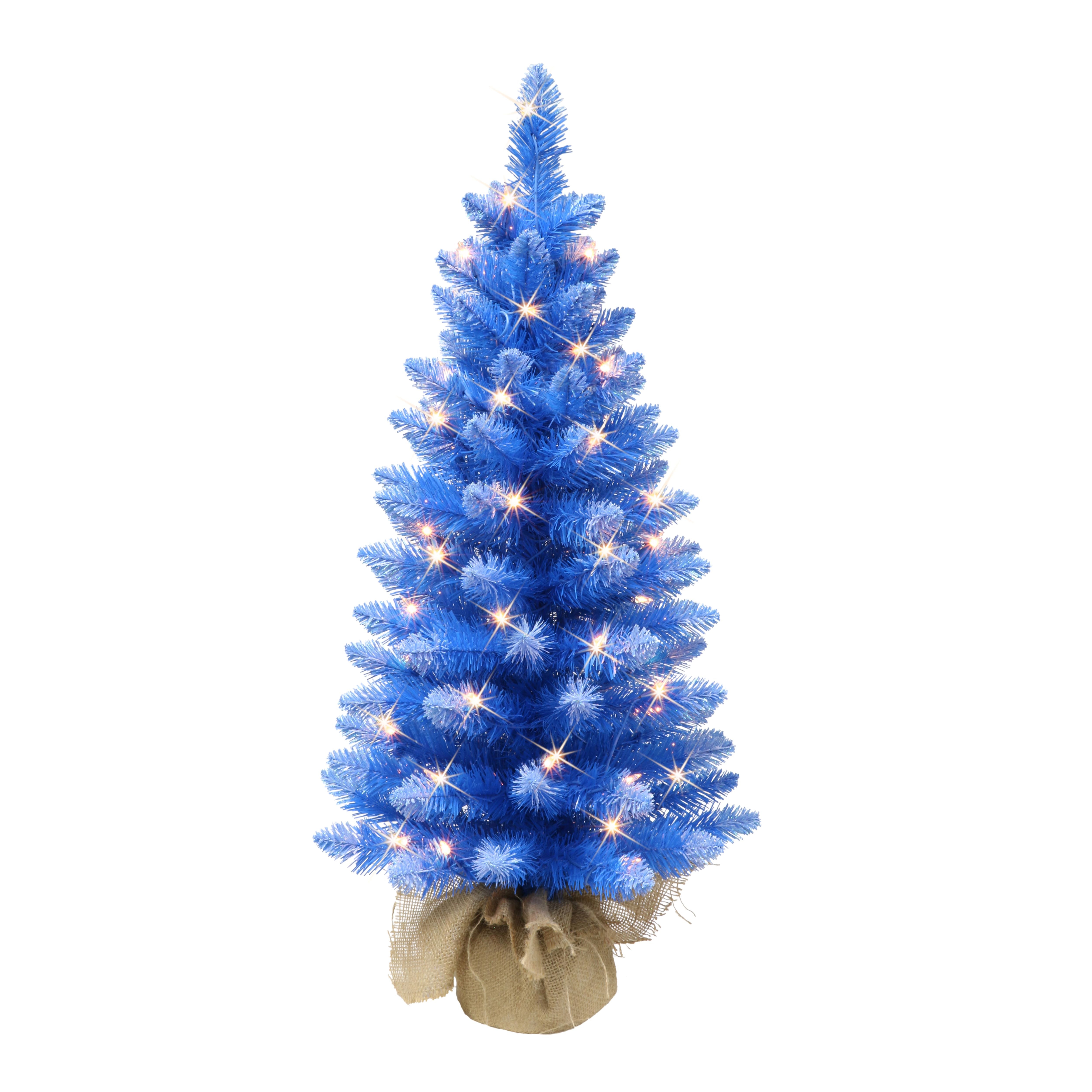 3ft Pre-lit Fashion Blue Christmas Tree