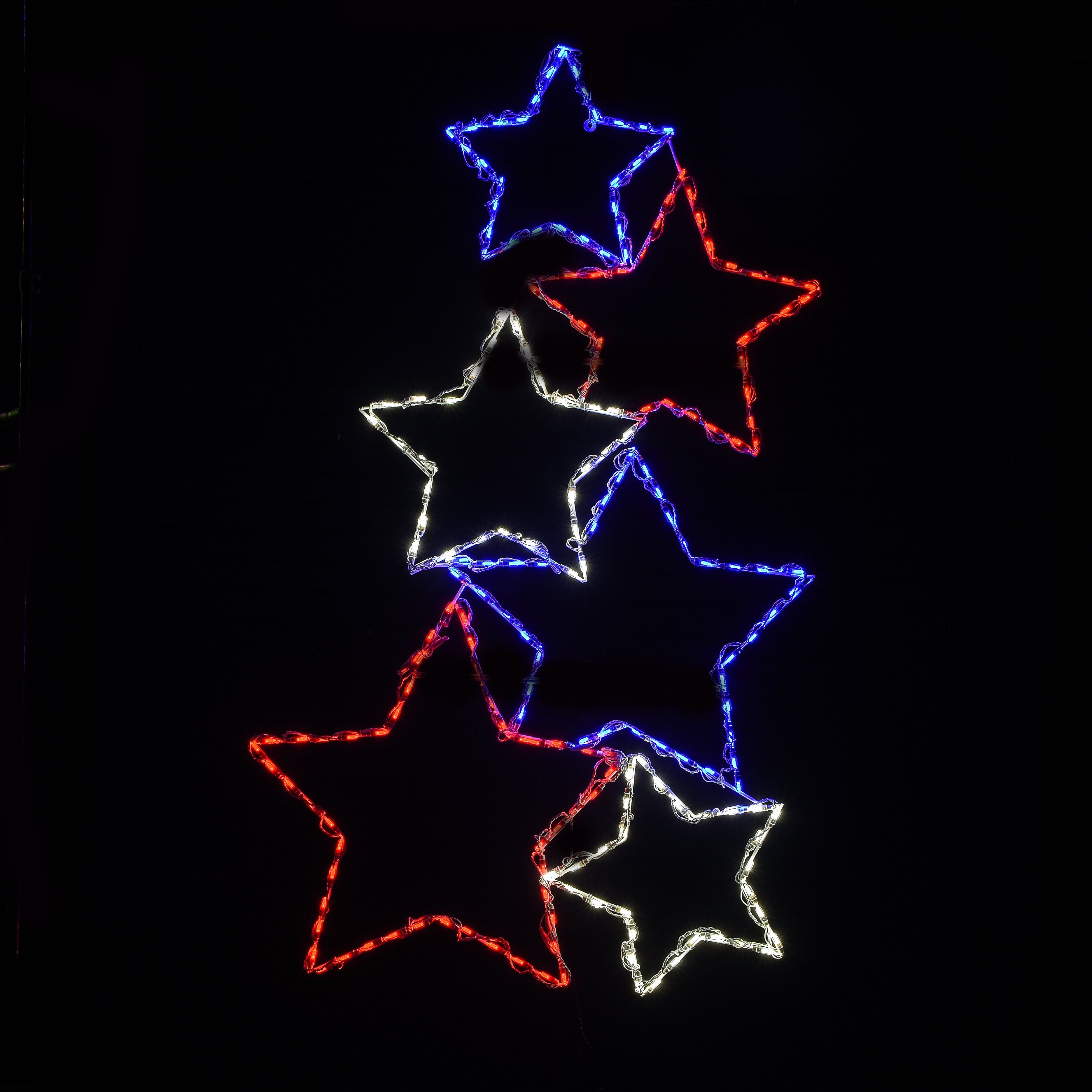 Brite Ideas 72" Stacked Stars LED Display STSTACK