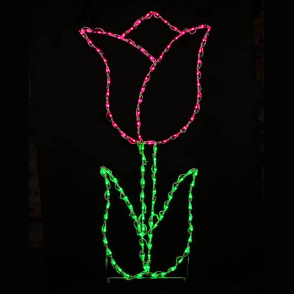 Brite Ideas 51" Tulip Flower LED Display TLP42