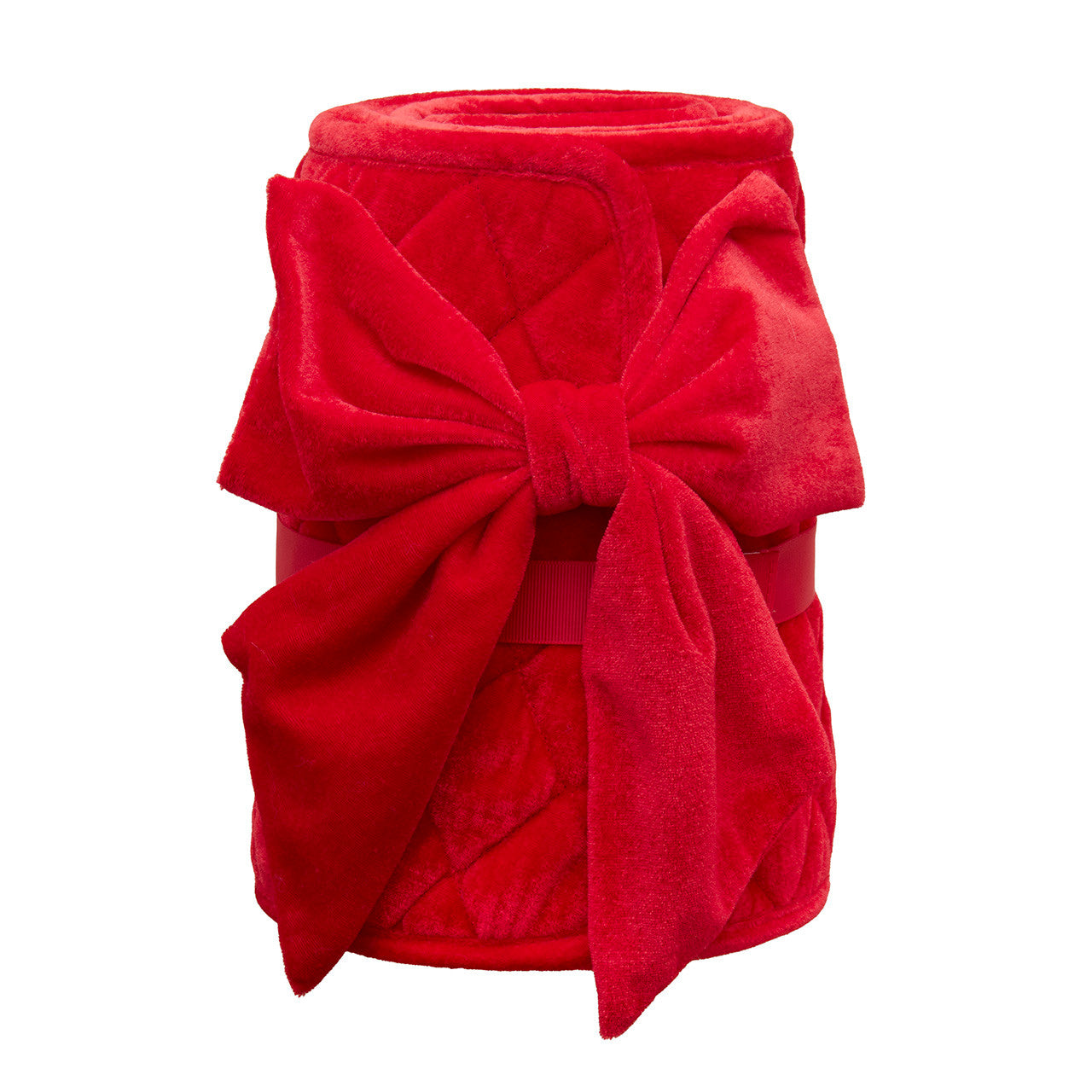 Kurt Adler 24" Red Bow Tree Collar #TS0325;Kurt Adler 24" Red Bow Tree Collar #TS0325