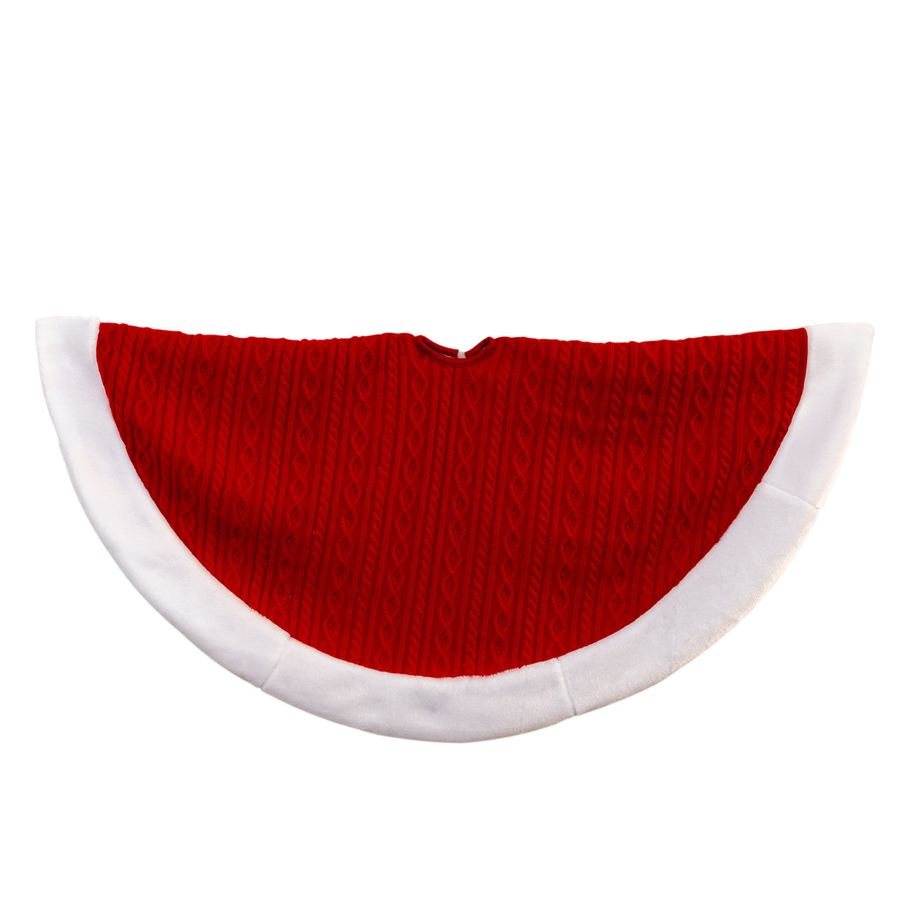 Kurt Adler 48" Red Cable Knit With White Faux Fur Border Tree Skirt #TS0328;Kurt Adler 48" Red Cable Knit With White Faux Fur Border Tree Skirt #TS0328;Kurt Adler 48" Red Cable Knit With White Faux Fur Border Tree Skirt #TS0328;Kurt Adler 48" Red Cable Knit With White Faux Fur Border Tree Skirt #TS0328;Kurt Adler 48" Red Cable Knit With White Faux Fur Border Tree Skirt #TS0328