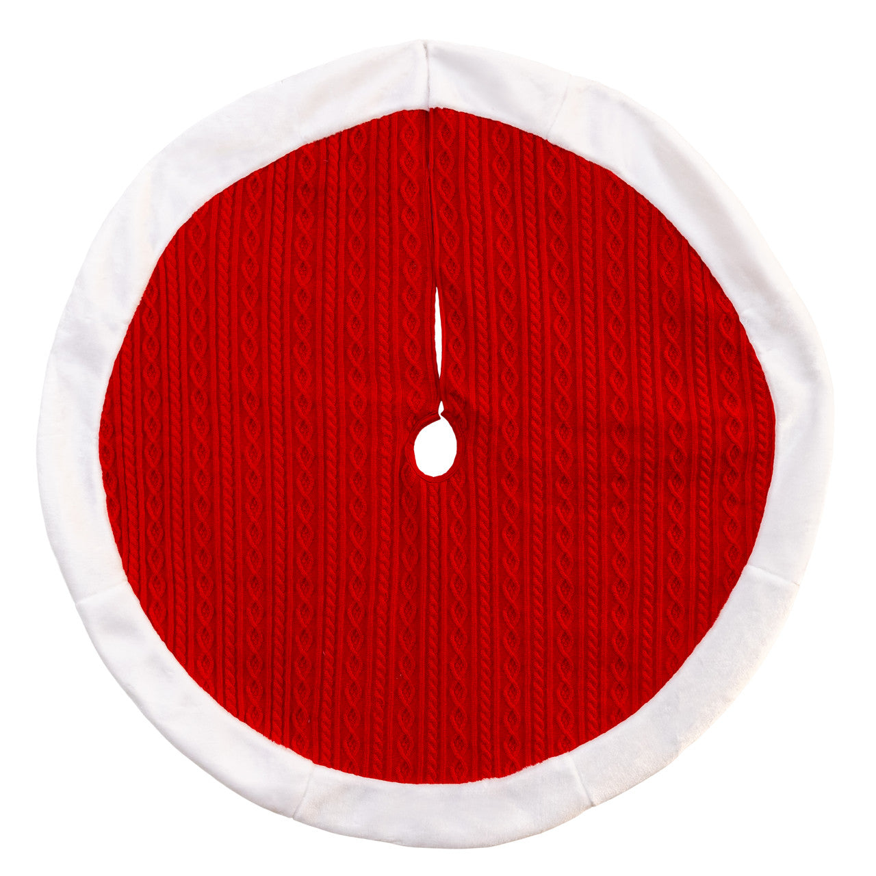 Kurt Adler 48" Red Cable Knit With White Faux Fur Border Tree Skirt #TS0328;Kurt Adler 48" Red Cable Knit With White Faux Fur Border Tree Skirt #TS0328;Kurt Adler 48" Red Cable Knit With White Faux Fur Border Tree Skirt #TS0328;Kurt Adler 48" Red Cable Knit With White Faux Fur Border Tree Skirt #TS0328;Kurt Adler 48" Red Cable Knit With White Faux Fur Border Tree Skirt #TS0328