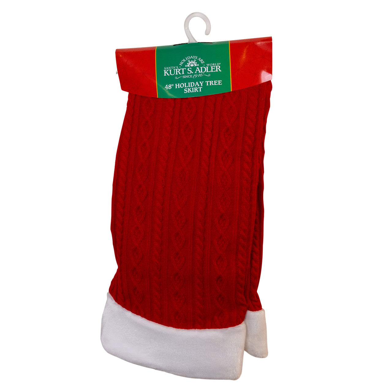 Kurt Adler 48" Red Cable Knit With White Faux Fur Border Tree Skirt #TS0328;Kurt Adler 48" Red Cable Knit With White Faux Fur Border Tree Skirt #TS0328;Kurt Adler 48" Red Cable Knit With White Faux Fur Border Tree Skirt #TS0328;Kurt Adler 48" Red Cable Knit With White Faux Fur Border Tree Skirt #TS0328;Kurt Adler 48" Red Cable Knit With White Faux Fur Border Tree Skirt #TS0328