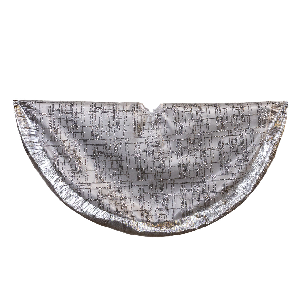 Kurt Adler 48" White Glitter Sheer Organza With Silver Crinkle Border Tree Skirt #TS0331;Kurt Adler 48" White Glitter Sheer Organza With Silver Crinkle Border Tree Skirt #TS0331;Kurt Adler 48" White Glitter Sheer Organza With Silver Crinkle Border Tree Skirt #TS0331;Kurt Adler 48" White Glitter Sheer Organza With Silver Crinkle Border Tree Skirt #TS0331