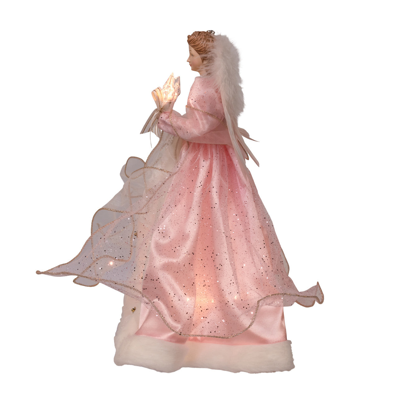 Kurt Adler 14" 10L Pink & White Angel Tree Topper #UL2257;Kurt Adler 14" 10L Pink & White Angel Tree Topper #UL2257;Kurt Adler 14" 10L Pink & White Angel Tree Topper #UL2257;Kurt Adler 14" 10L Pink & White Angel Tree Topper #UL2257;Kurt Adler 14" 10L Pink & White Angel Tree Topper #UL2257;Kurt Adler 14" 10L Pink & White Angel Tree Topper #UL2257;Kurt Adler 14" 10L Pink & White Angel Tree Topper #UL2257