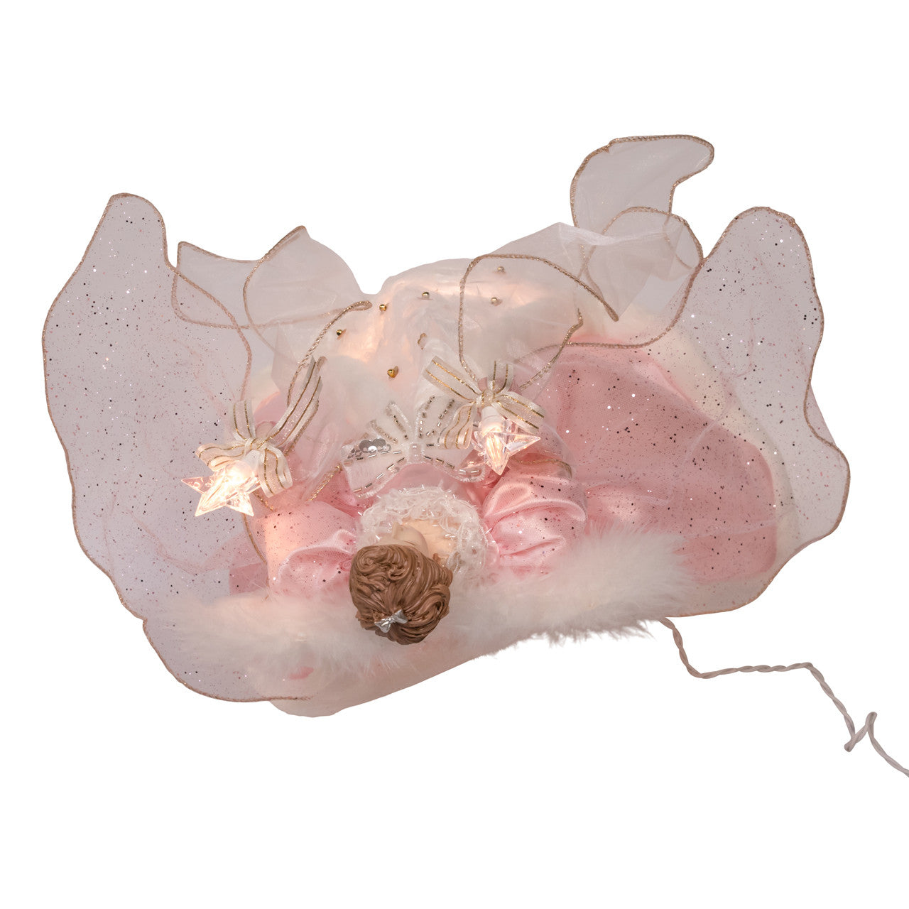 Kurt Adler 14" 10L Pink & White Angel Tree Topper #UL2257;Kurt Adler 14" 10L Pink & White Angel Tree Topper #UL2257;Kurt Adler 14" 10L Pink & White Angel Tree Topper #UL2257;Kurt Adler 14" 10L Pink & White Angel Tree Topper #UL2257;Kurt Adler 14" 10L Pink & White Angel Tree Topper #UL2257;Kurt Adler 14" 10L Pink & White Angel Tree Topper #UL2257;Kurt Adler 14" 10L Pink & White Angel Tree Topper #UL2257