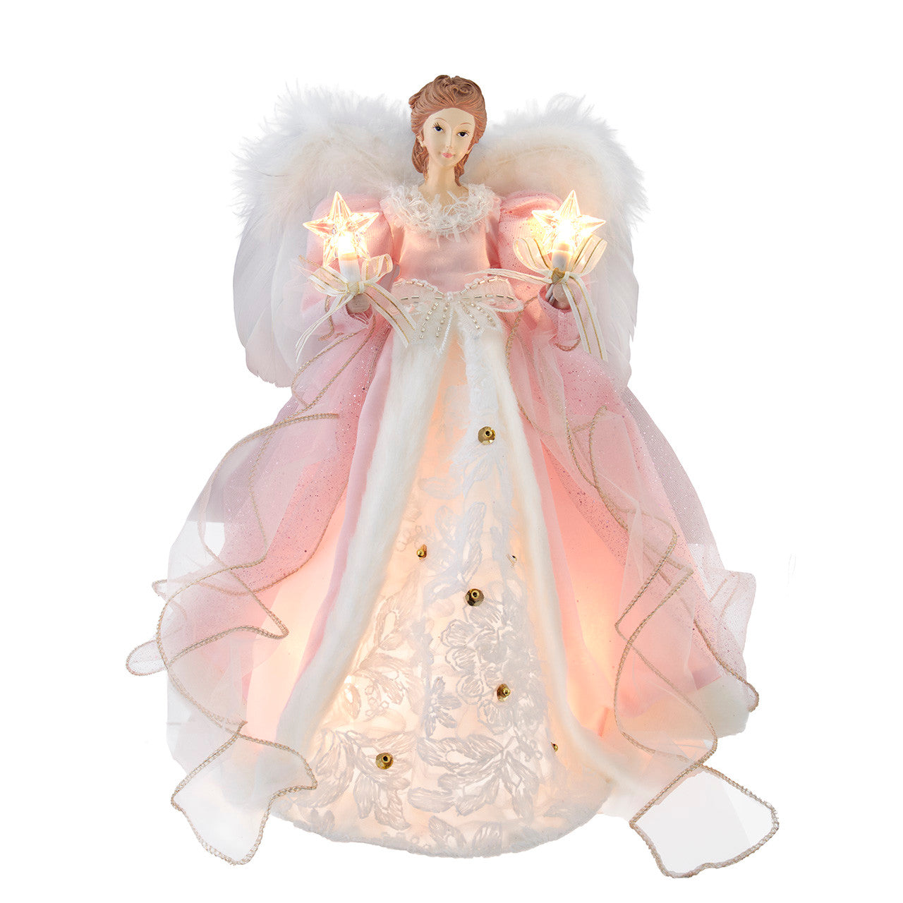 Kurt Adler 14" 10L Pink & White Angel Tree Topper #UL2257;Kurt Adler 14" 10L Pink & White Angel Tree Topper #UL2257;Kurt Adler 14" 10L Pink & White Angel Tree Topper #UL2257;Kurt Adler 14" 10L Pink & White Angel Tree Topper #UL2257;Kurt Adler 14" 10L Pink & White Angel Tree Topper #UL2257;Kurt Adler 14" 10L Pink & White Angel Tree Topper #UL2257;Kurt Adler 14" 10L Pink & White Angel Tree Topper #UL2257