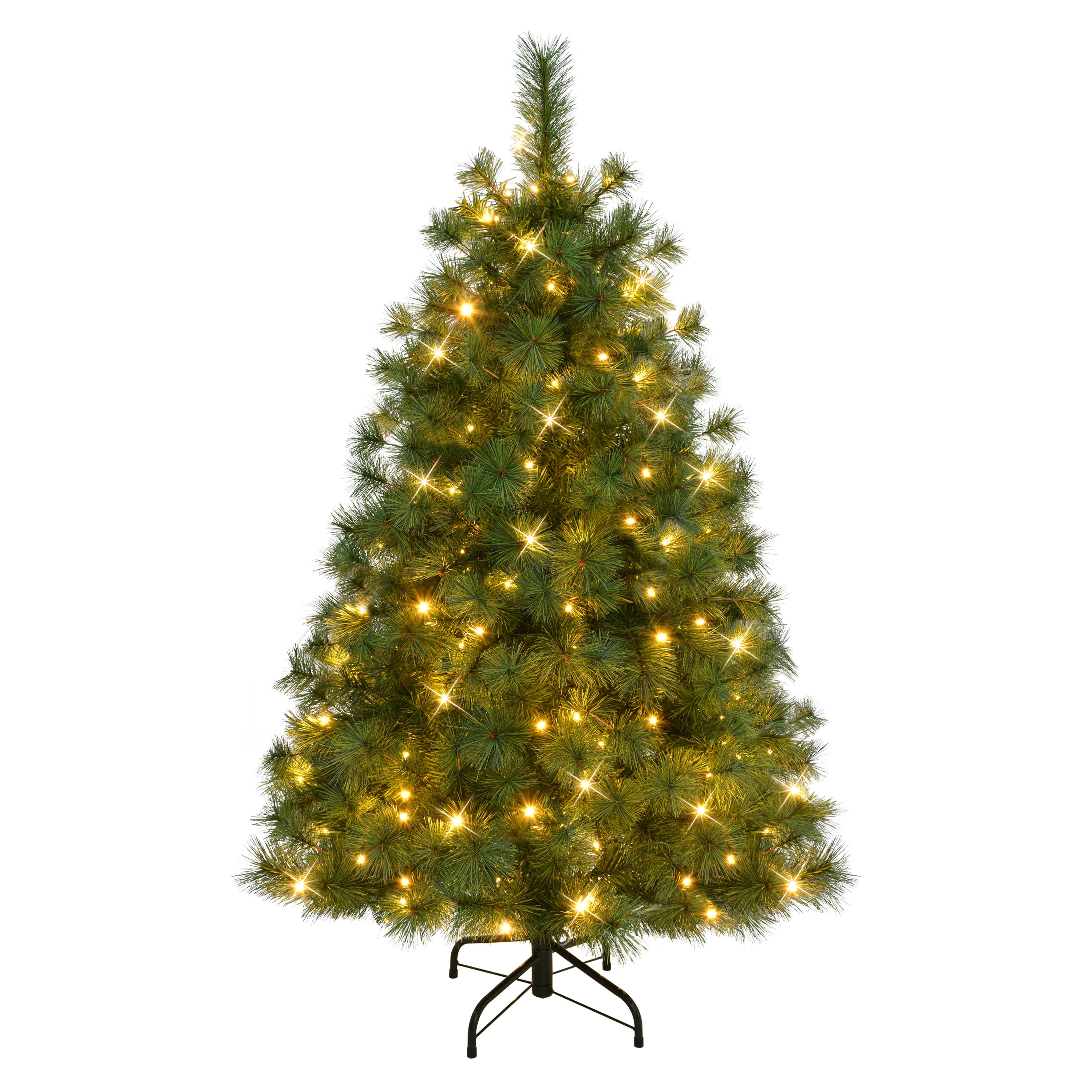 4.5' Pre-Lit Artificial Colorado Pine Christmas Tree with 150 Dual Function LED Lights 4656-T45LDF5K150A
