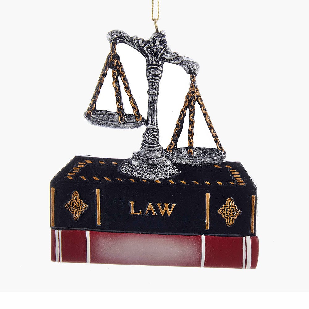4" Lawyer Ornament - Free Personalization #A1660