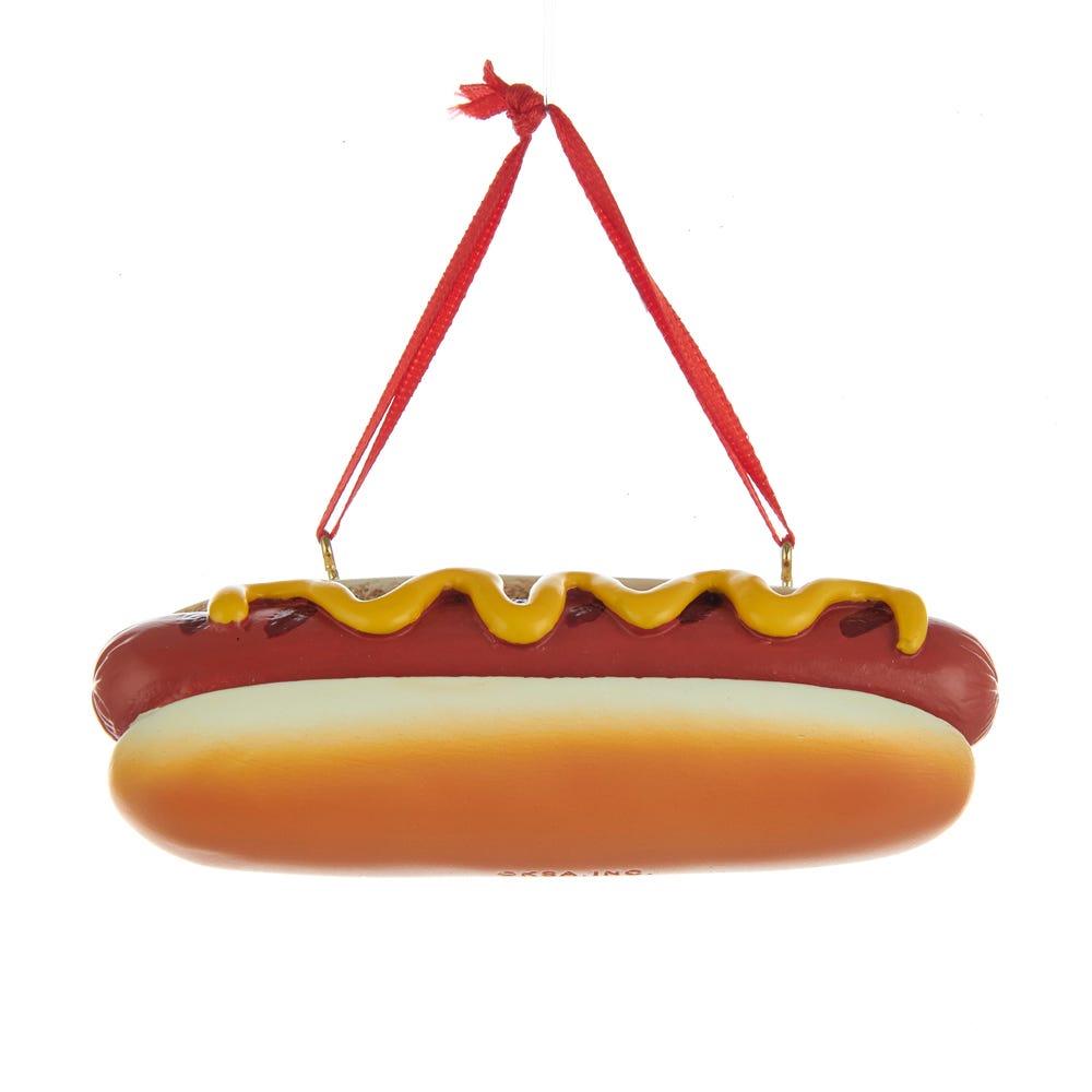 1.5" Hot Dog Ornament #A1887