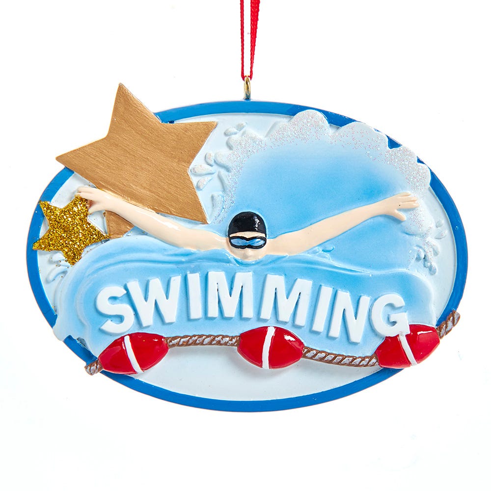 2.75" Swimming Ornament #A2115