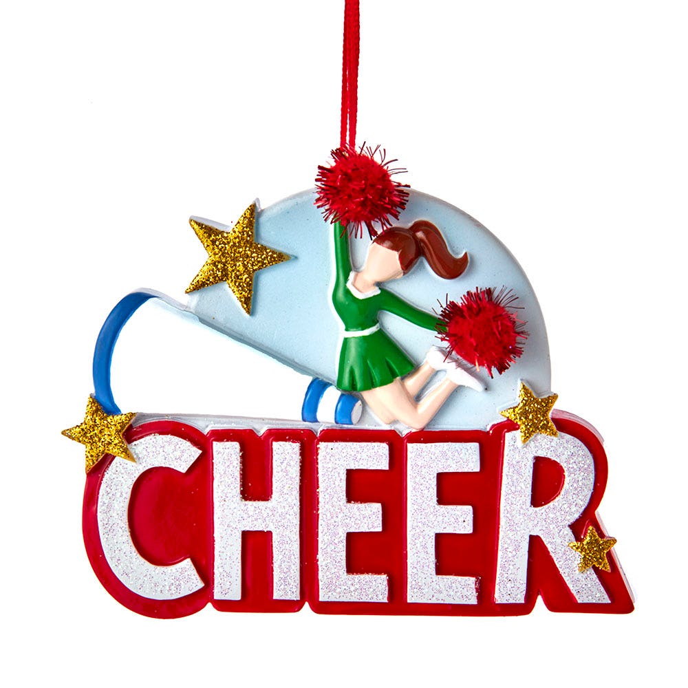 2.75" Cheer Ornament - Free Personalization #A2162