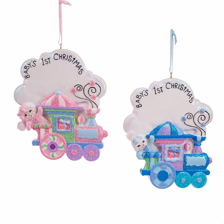 4.25" Baby's 1st Snow Train Ornament, 2 Assorted #A2206