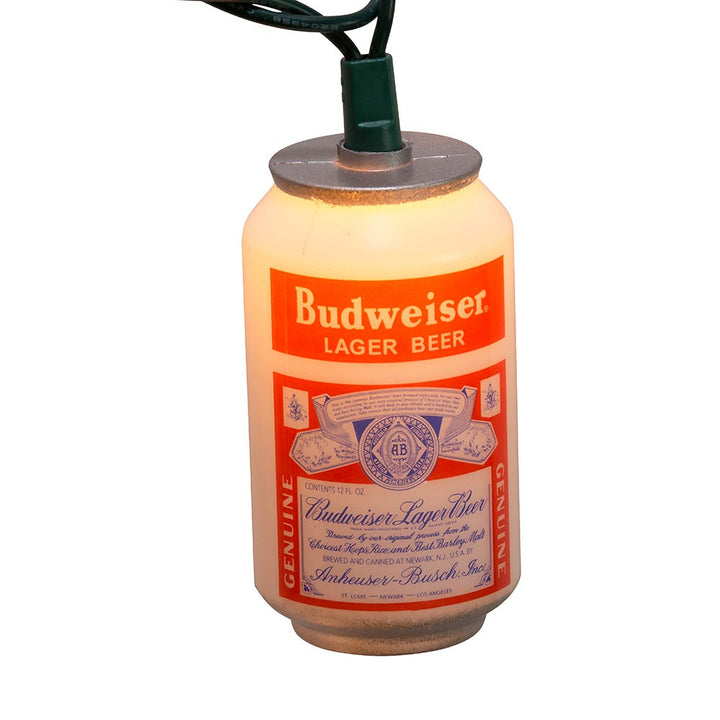 Kurt Adler UL 10-Light Vintage Budweiser Can Light Set AB9140